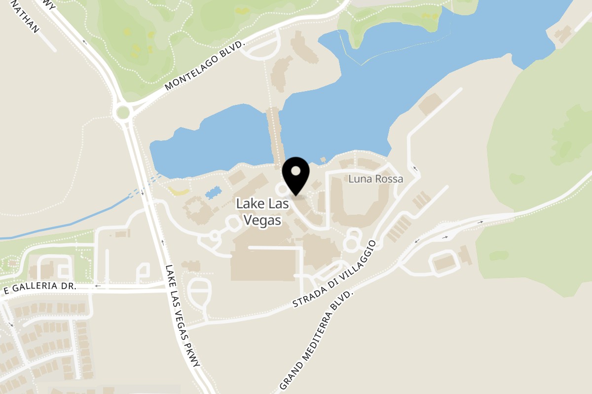 Map showing the location of Sonrisa Grill on 30 Via Brianza #100 in Henderson